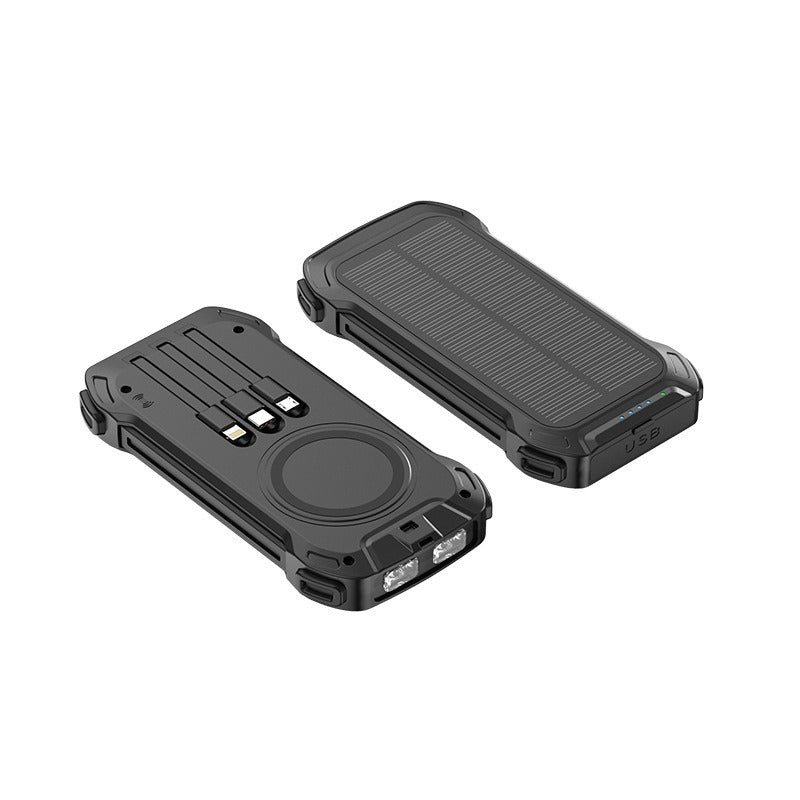 Wireless Solar Power Bank Charger