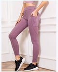High Waist Yoga Tights with Pockets for Women
