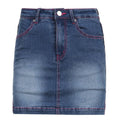 Pocket Butterfly Embroidery Denim Hip Skirt