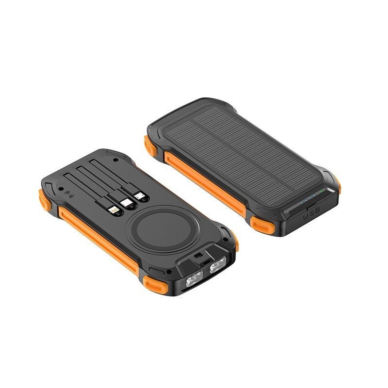 Wireless Solar Power Bank Charger